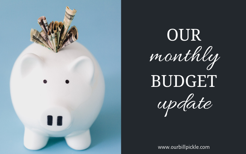Our monthly budget update includes 5 highlights from the last month and 3 goals for the month ahead. Here's the update for October 2020.
